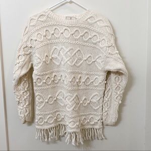 Express tricot hand knitted sweater